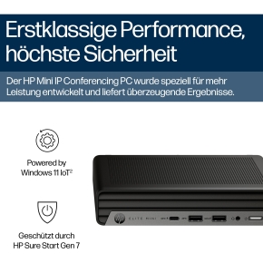 HP Poly Studio Base Kit G9 Plus Teams mit HP Mini IP PC