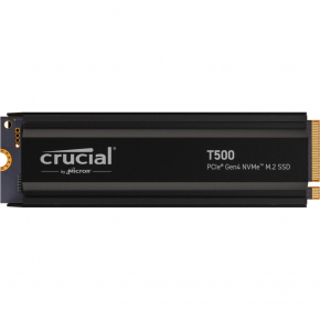 M.2 1TB Crucial T500 NVMe PCIe 4.0 x 4 with Heatsink