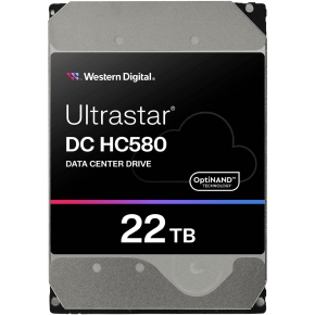 WESTERN DIGITAL ULTRASTAR DC HC580 8,89cm 3,5Zoll 26.1MM 22TB 512MB 7200RPM SAS ULTRA 512E SE P3 DC