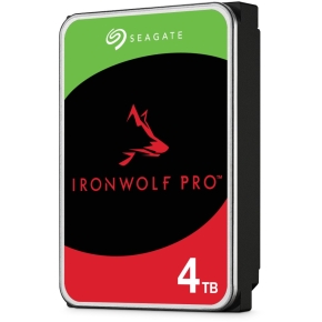 SEAGATE NAS HDD 4TB IronWolf 5400rpm 6Gb/s SATA 256MB cache 8,9cm 3,5Zoll 24x7 CMR für NAS und RAID Rackmount BLK Retail SinglePack