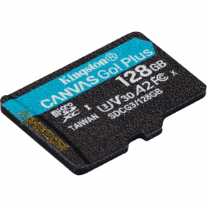 CARD 128GB Kingston Canvas Go! Plus microSDXC 170MB/s +Adapter