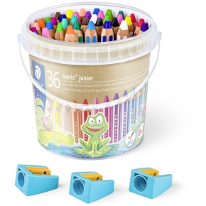 STAEDTLER Buntstifte Noris junior 36 Stk. im Eimer retail