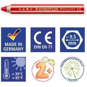 STAEDTLER Buntstifte Noris junior 36 Stk. im Eimer retail