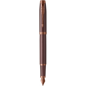 PARKER Füller IM Monochrome Burgundy PVD M Blau Geschenkbox