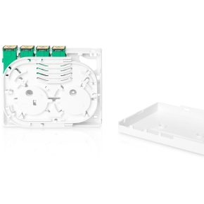 DIGITUS FTTX Gehäuse mit 4 x SC SX Kupplung