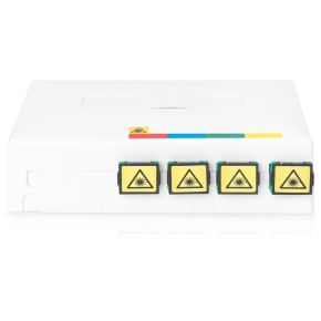 DIGITUS FTTX Gehäuse mit 4 x SC SX Kupplung