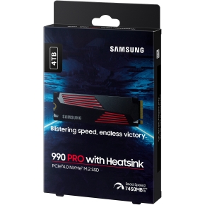 M.2 4TB Samsung 990 PRO Heatsink NVMe PCIe 4.0 x 4 retail