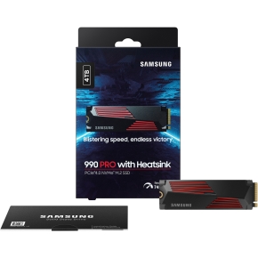 M.2 4TB Samsung 990 PRO Heatsink NVMe PCIe 4.0 x 4 retail