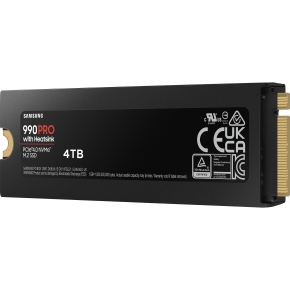 M.2 4TB Samsung 990 PRO Heatsink NVMe PCIe 4.0 x 4 retail