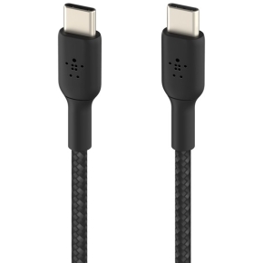 Belkin geflochtenes USB-C / USB-C-Kabel 0,15m, schwarz