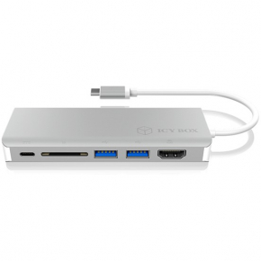 ICY BOX IB-DK4034-CPD USB-C 6-in-1 PD 100W DockingStation