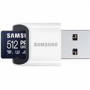 CARD 512GB Samsung PRO Ultimate microSDXC 200MB/s +USB-Kartenleser