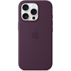 APPLE iPhone16 Pro Silicone Case with MagSafe - Plum