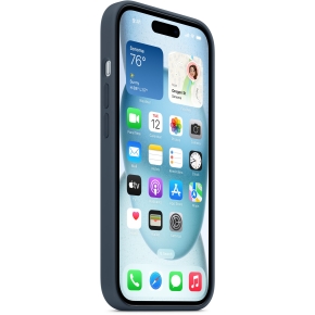 APPLE iPhone 15 Silicone Case with MagSafe - Storm Blue