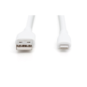 DIGITUS USB 2.0 Kabel Typ A-Lightning Silikon 1m MFI schwarz