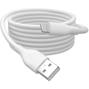DIGITUS USB 2.0 Kabel Typ A-Lightning Silikon 1m MFI weiß