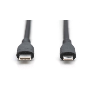 DIGITUS USB 2.0 Kabel Typ A-Lightning Silikon 2m MFI weiß