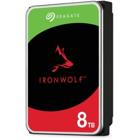 Bundle SEAGATE NAS HDD 8TB IronWolf 7200rpm 6Gb/s SATA 256MB cache 89cm 3.5inch 24x7 CMR for NAS and RAID Rackmount systems BLK