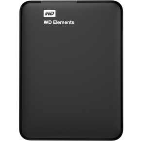 2,5 WD Elements 1,5TB HDD USB3.0 Portable 6,4cm 2,5Zoll RTL extern RoHS compliant Low cost black