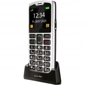 bea-fon Silver Line SL260 Feature Phone Dual-Sim silver black