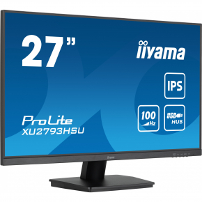 68,6cm/27 (1920x1080) Iiyama ProLite XU2793HSU-B6 16:9 FHD IPS 1ms 100Hz HDMI DP USB Speaker Black