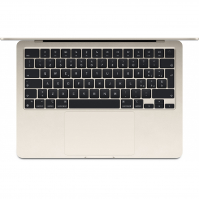MacBook Air: Apple M3 chip with 8-core CPU and 8-core GPU, 8GB, 256GB SSD - Starlight