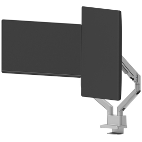 Neomounts DS70-250SL2 Tischhalterung für 2 Monitore bis 81cm 32 9KG Silber