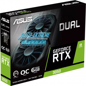 RTX 3050 6GB ASUS Dual OC GDDR6 DUAL-RTX3050-O6G