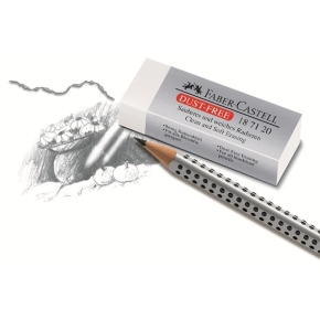 FABER-CASTELL Radierer Dust-free weiß