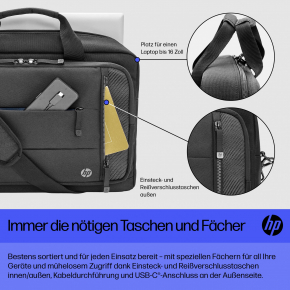 HP Renew Excecutive Notebooktasche Black bis 40,9cm 16.1