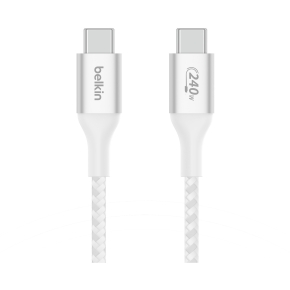 Belkin BOOST CHARGE 240W USB-C auf USB-C Kabel, 2m, weiss