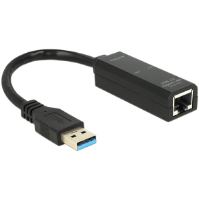 DeLock USB 3.0 > Gigabit LAN (ST-BU) Adapter Schwarz