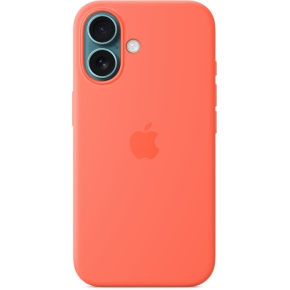APPLE iPhone 16 Silicone Case with MagSafe - Tangerine