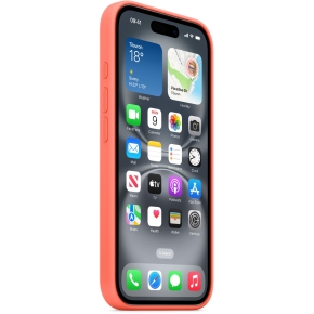 APPLE iPhone 16 Silicone Case with MagSafe - Tangerine