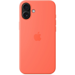 APPLE iPhone 16 Plus Silicone Case with MagSafe - Tangerine