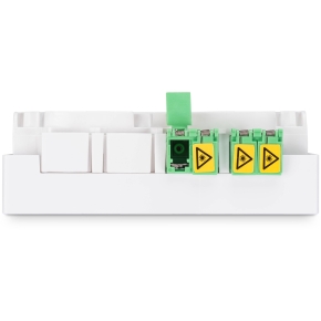 DIGITUS FTTH Gehäuse mit 2 x LC/APC DX Kupplung mit Shutter