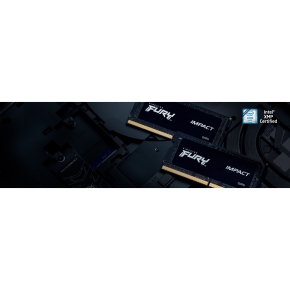 SO KINGSTON 32GB 5600MT/s DDR5 CL40 SODIMM Kit of 2 FURY Impact PnP