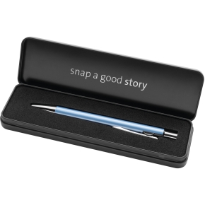 Pelikan Kugelschreiber Snap Metalic K10 Frostblau im Etui