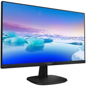 61cm/24 (1920x1080) Philips V-Line 243V7QJABF 16:9 4ms VGA HDMI DisplayPort VESA Speaker Full HD Black