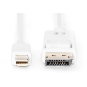 DIGITUS DisplayPortKabel miniDP -> DPort St/St 3m 1.1a weiß Polybeutel