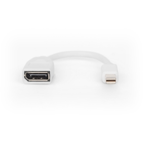 DIGITUS DisplayPort Kabel. mini DP - DP St./Bu. 0.15m weiß