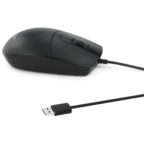 Equip Optische Maus USB-A Silent Rechts-Linkshänder 1.5m sw