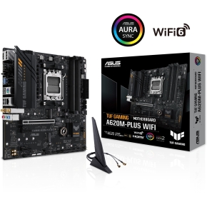 MB ASUS TUF GAMING A620M-PLUS WIFI (AMD.AM5.DDR5.mATX)
