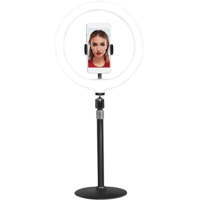 Logilink Smartphone-Ringlicht-Stativ m. Fernauslöser.DM 25cm