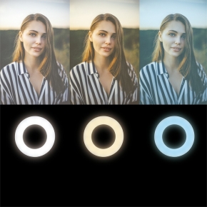Logilink Smartphone-Ringlicht-Klemmhalterung. DM 8.5cm