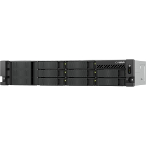 QNAP TS-855eU-8G 8-bay short depth rackmount NAS Intel Atom C5125 8C 2.8GHz 8GB RAM 2x2.5GbE 2xM.2 2280 2xPCIe Gen3 PSU