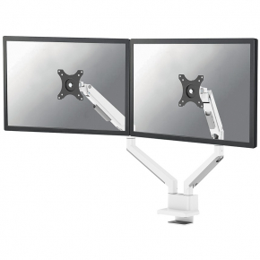 Neomounts DS70-250WH2 Tischhalterung für 2 Monitore bis 81cm 32 9KG Weiß