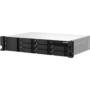 QNAP TS-864eU-RP-8G 2U 8-bay short depth 30,48cm 12Zoll rackmount NAS Intel Celeron N5095 quad-core 8GB 8x3.5/2.5 SATA 2x300W r PSU