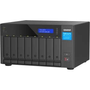 QNAP TVS-H874T-I9-64G 8-Bay NAS Intel Core i9-12900 16-core/24-thread Thunderbolt 4 ZFS Based