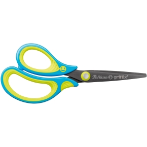 Pelikan Schere griffix SC1BLS blau Linkshänder spitz 15cm